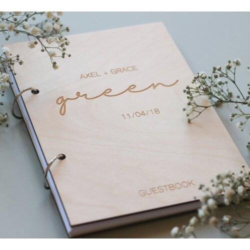 Custom Wedding Guest Book,Promotion Rustic Wedding Guest Book,Wooden Guestbook,Wedding Album,Custom Guest Book Signature Idea