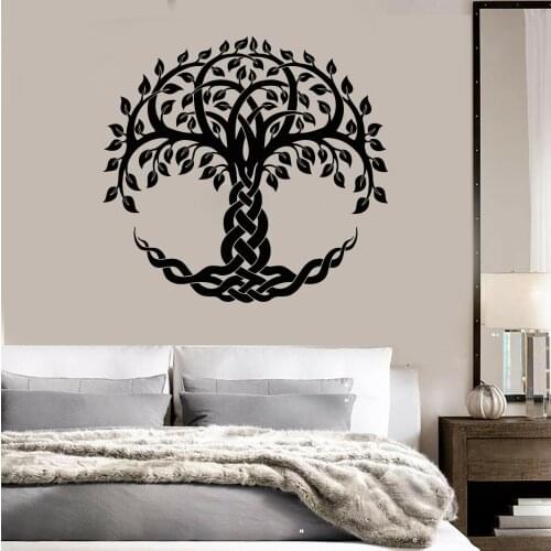 Tree Of Life Vinyl Wall Decal Of Life Ethnic Style Symbol Living Room Bedroom Sticker Removable Art Home Decoration Mural Z211