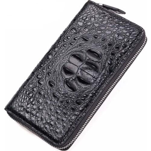 Xingmengda male Hand bag crocodile men handbags fashion long zipper male wallet men clutch bag