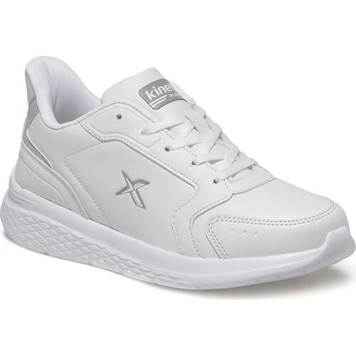 Womens Sneaker Shoes-Sports-Walking-Casual-Kinetix-White