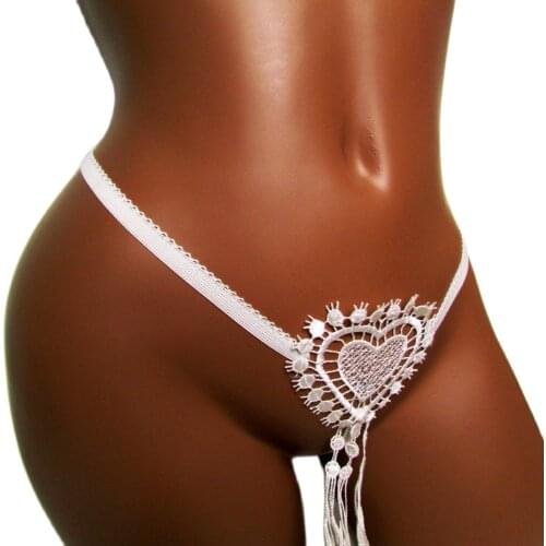 Candy Cherries Sexy Panties Red Yellow Black Pink Tassel Briefs Micro Thong Women G-String T Back Extra Slim Lady Tangas