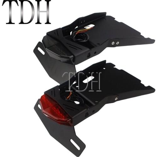ATV Auad Rear Fender License Plate Bracket for BMW R NINE T Scrambler Racer Urban R9T 14-18 Tidy Eliminator Tail Brake Lights