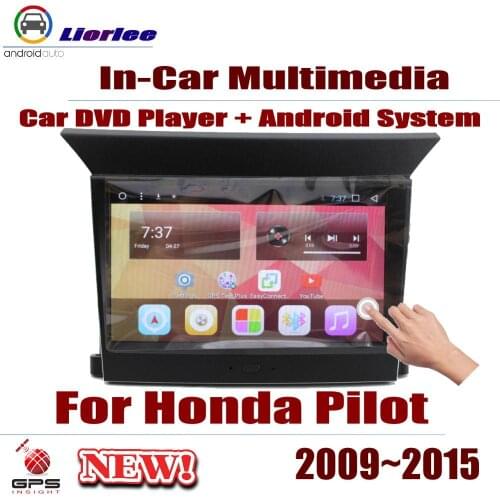 Car DVD Player For Honda Pilot 2009~2015 GPS Navi Navigation Android 8 Core A53 Processor IPS LCD Screen Radio BT USB AUX WIFI