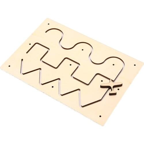 Children Busy Board DIY Track Toys Baby Montessori Sensory Activity Board Accessories