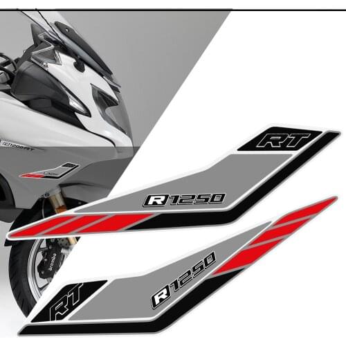 For BMW R 1250 R1250RT R1250 RT Tail Side Panniers Luggage Cases Trunk Tank Pad Protection Guard Knee Fairing Fender Stickers