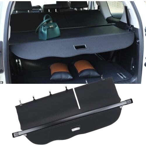 For Toyota Land Cruiser PRADO FJ150 2010-2020 Trunk Cover Curtain Rear Curtain Retractable Spacer Rear Racks Car Styling 1pcs