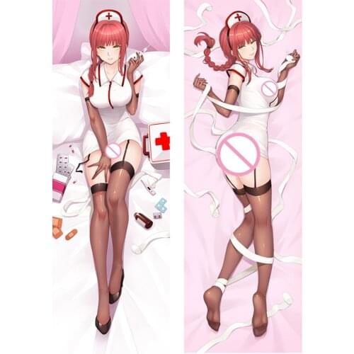 MMF May 2021 update Chainsaw Man Sexy Makima Nurse suit Dakimakura Body Pillow Case Cover