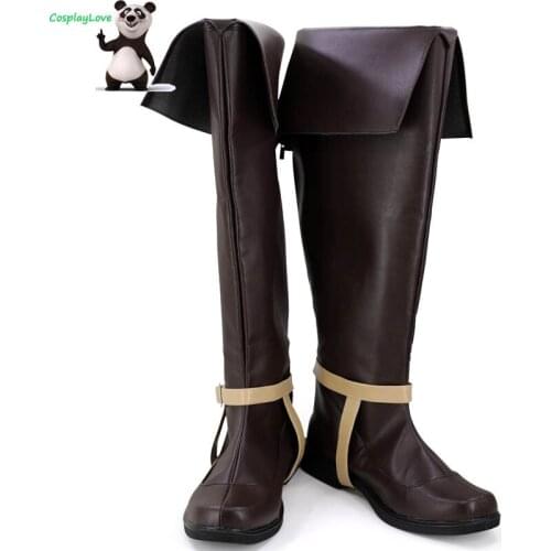Fire Emblem Awakening Donnel Black Cosplay Shoes Long Boots CosplayLove For Halloween Christmas