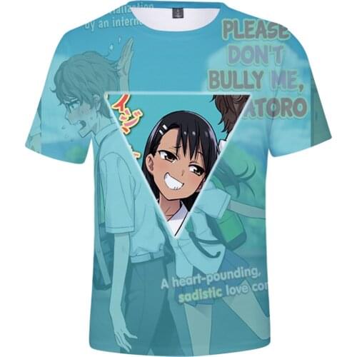 Nagatoro Hayase 3D Print Spring Summer Preppy Style Men/Women Street Clothes T-shirt Youthful Gothic HIP HOP Retro Innovation