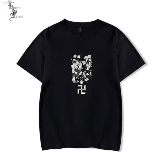 Anime Tokyo Revengers Printing T-shirt Summer Fashion Round Neck Short Sleeve Popular Japanese Streetwear Plus Size