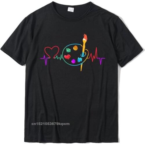 Funny Paint Palette Brush Artist Painter Gift Men Women T-Shirt Coupons Design Tees Cotton T Shirts For Men Printed On