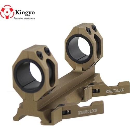 Scope Mount 25.4mm / 30mm Dual Ring Heavy Duty Range Mount 20mm Rail Quick Detachable QD Rifle Scope Mount