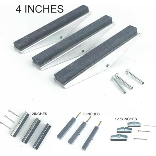 Hot ！4 Sizes Replaceable Replacemen Stone Adjustable Brake Piston Cylinder Hone Tool Three-Claw Cylinder Hone Replacement Stones