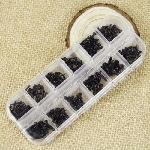 M1.7 M2 M2.6 M3 Small Round Head Electronic Small Screw for Laptop Small Toy Glasses Digital Camera Instrument Screws 1packing