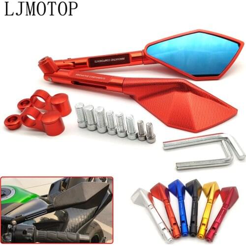 CNC Motorcycle Mirrors Moto Rearview Mirrors Side Mirrors accessories For Aprilia RSV MILLE RSV4 TUONO Benelli tnt600 tnt300