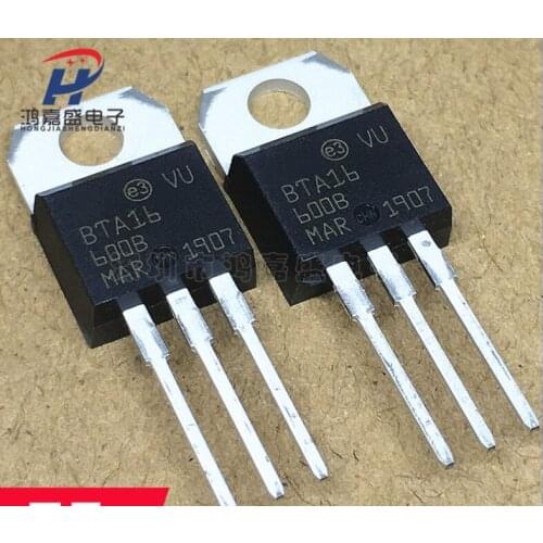 Xinyuan 10PCS/LOT TRIACS 600V BTA16-600B New TO220 And 16A600V Original