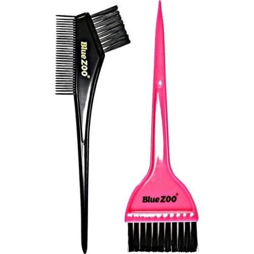 2pcs Hair Color Brush Set, Hair Dye Brush Set, Rat Tail Comb