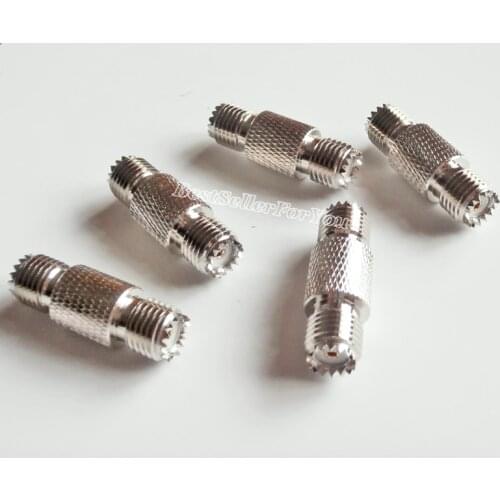 1Pcs Mini UHF female jack to miniUHF female straight RF Connector Converter Adapter