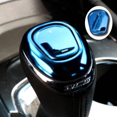 Car Gear Shift Knob Sequins Cover Case for Chevrolet Malibu XL 2016 2017 2018 2019 Car Accessories Stainless Steel Sticker