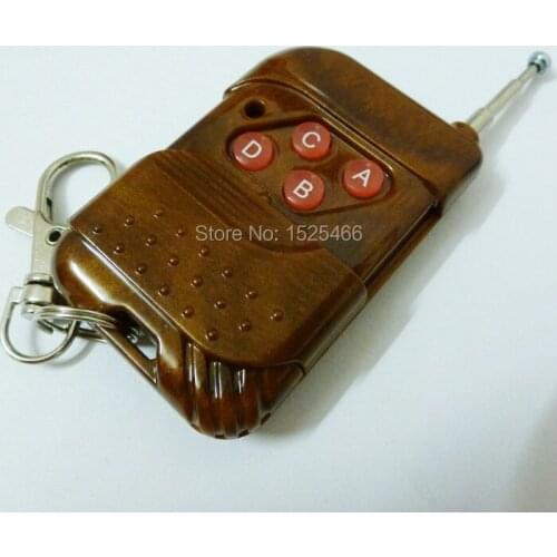 4 Buttons Fix Code SC2262 PT2262 Burglar Car Alarm Remote Keyfob 433.92MHZ