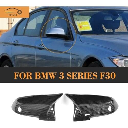 Replacement Rear View Mirror Covers for BMW F20 F30 F31 Convertible F34 F36 GT 13-17 LHD Non M Carbon Fiber Side Mirror caps