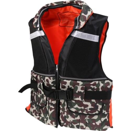 Adult Buoyancy Life Jackets Vest for Outdoor Fishing Kayaking Canoe Sailing Swimming Safety Jackets