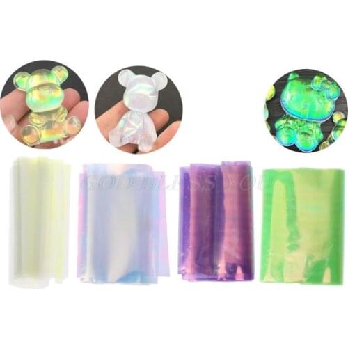 Laser Aurora AB Effect Reflective Mirror Paper DIY Epoxy Resin Jewelry Fillings Drop Shipping