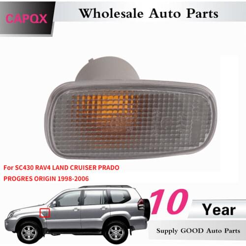 CAPQX Side Fender Turn Signal Lamp Light Indicator 81731-51010 For SC430 RAV4 LAND CRUISER PRADO PROGRES ORIGIN 1998-2005 2006