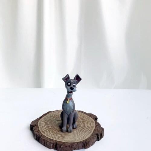 1PCS Miss Jim Shore and tramp resin ornaments car toys hand made furnishings home decoration birthday gift