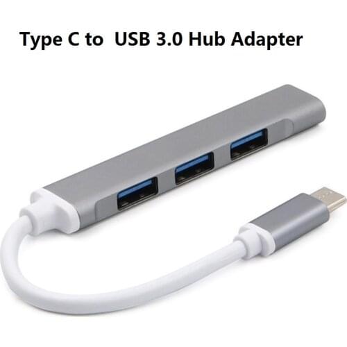 Type C HUB to Multi USB 3.0 USB C Adapter Dock for MacBook Pro Accessories Type C 3.1 Splitter 4 Port Laptop Hub Adapter