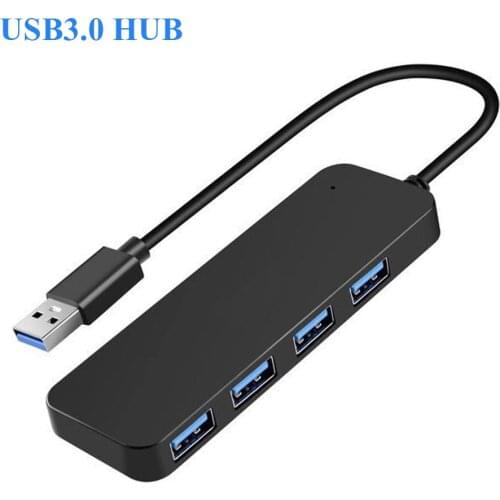 USB3.0 HUB 4 Ports High-speed Transmission Extender HUB for PC Laptop Desktop MAC Computer