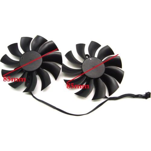 2PCS/Lot PLA09215B12H 12V 0.55A 86mm 4Pin For EVGA GTX1080TI SC GTX 1080 Ti SC Black Edition SC2 Fan Graphics Card Cooling Fan