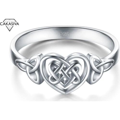 Vintage 925 Sterling Silver Ring for Women Wedding Engagement Jewelry Wholesale