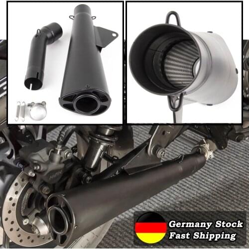 For Honda Rebel CMX 500 Exhaust Muffler Pipe Black Stainless Steel Long Type 2017-2021 2020 2019 CMX500 Motorcycle Acccessories