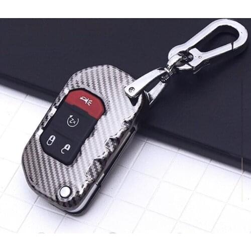 High Quality Key Case Cover Holder For Jeep New JL Wrangler Gladiator JT Remote Key Shell Accessories