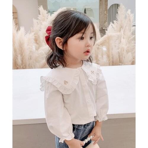 Белые блузки для девочек Ywstt China At AliExpress