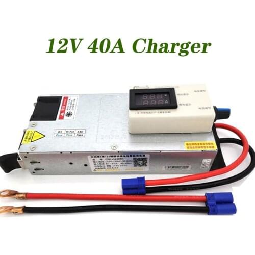 3S 4S 12.6V 14.6V Li-ion Lifepo4 Lithium Battery Charger Current Adjustable 12V Solar Cells RV 100Ah 200/300Ah Battery Charger