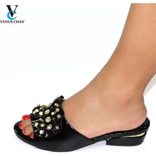 Italian Style Women Party Shoes Decorated with Rhinestone Women Sandals Elegant Nigerian Women Pumps Shoe for Party High Quality