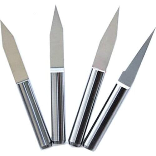 10pcs 2005 Carbide PCB Engraving Bits CNC Router Tool 20 Degree 0.5mm