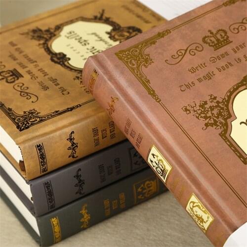 128 Sheets European Business Retro Magic Weekly Planner A5 Notebooks Back To School Paper Stationery Journal Accessories