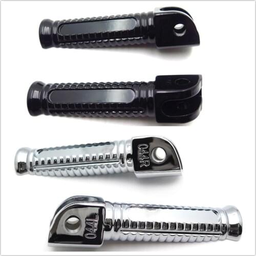 Aftermarket free shipping motorcycle parts Front Racing footpegs for 1999-2007 Suzuki GSX 1300R Hayabusa 08-13 B-King chromed