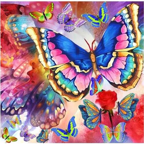 Animal diamond painting full butterfly embroidery mosaic sticker diamond dotz rhinestone picture puzzle toy drawing wall decor