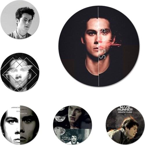 Dylan O'Brien Teen Wolf Icons Pins Badge Decoration Brooches Metal Badges For Backpack Decoration