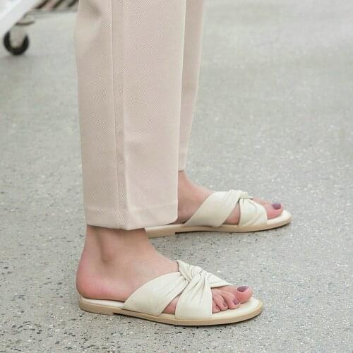 EshtonShero Summer Woman Slippers Low Heels PU leather Slip On Round Toe Slingback Print Gray Ladies Wedding Shoes Size 3-8