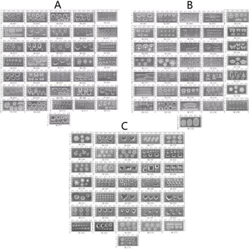 N7MF 36Pcs Mini Size Nail Art Silicone Mold Leaves Flower Animals Template Acrylic Gel Tools Resin Mold Jewelry Making Tools