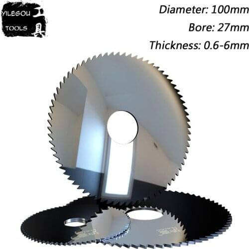 100mm Alloy Tungsten Steel Milling Cutter. 100 * 27mm Carbide Circular Saw Blades Cutting Aluminum, Copper Metal, PVC. (0.6-6mm)