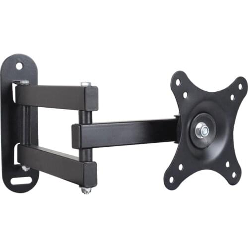 HILLPORT 10-26" Universal LCD LED TV Wall Mount Stand Monitor Arm PC Computer Holder Rotated Tilt Swivel Bracket DY116