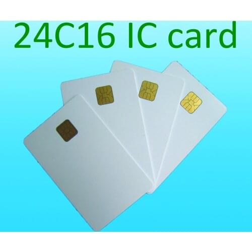 ISO7816 ATMEL 24c16 Blank Contact IC Card Contact Chip Card 16k Plastic Card