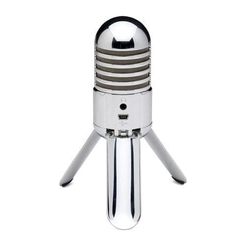 Original Samson Meteor Mic Studio Recording Condenser Microphone Fold-back Leg with USB Cable Carrying Bag for computer