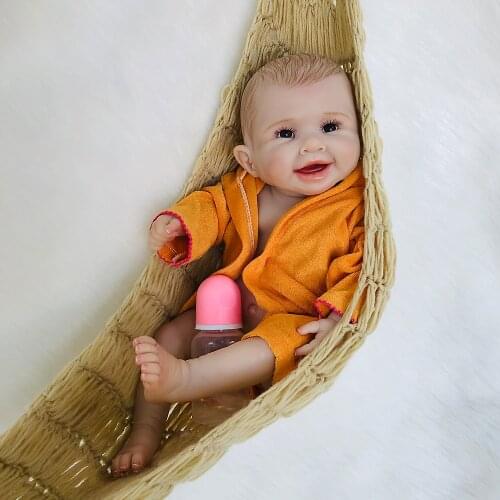 Baby reborn doll can bathe 50cm full soft silicone vinyl body reborn babies girl doll for children gift